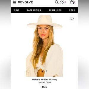 Lack of Color Melodic Fedora in Ivory